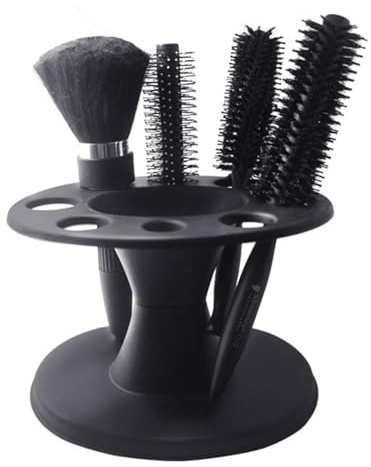 Organizador de cepillos para el cabello - Soporte para peine multiusos de gran capacidad, suministros de peluquería resistentes profesionales y universales para cepillos