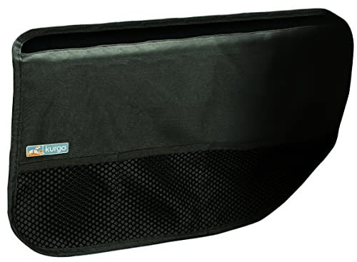 Kurgo Autotürschoner für Hunde, Schützt Autotüren vor Hundekrallen und Schmutz, Mit Taschen, Einstellbare Größe, Schwarz
