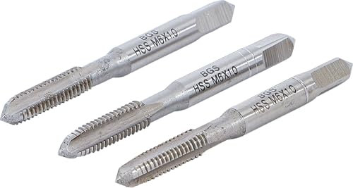BGS 933 | Gewindebohrer-Satz | Vor-, Mittel- und Fertigschneider | HSS-G | M6 x 1,0 | 3-tlg.