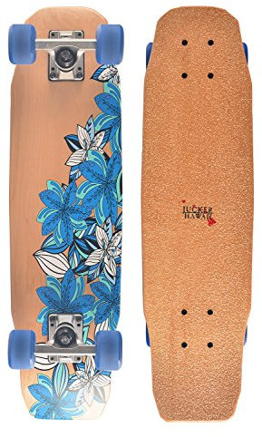 JUCKER HAWAII Skateboard KAPUA Kick | City Cruiser | Mini Cruiser aus Holz | Skateboard Kinder und Erwachsene | Mini Longboard | WOODYBOARD | Komplettboard