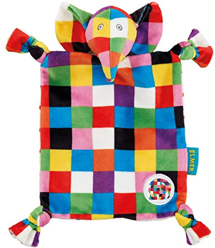 Rainbow Designs EL1448 Elephant Elmer Comfort Blanket