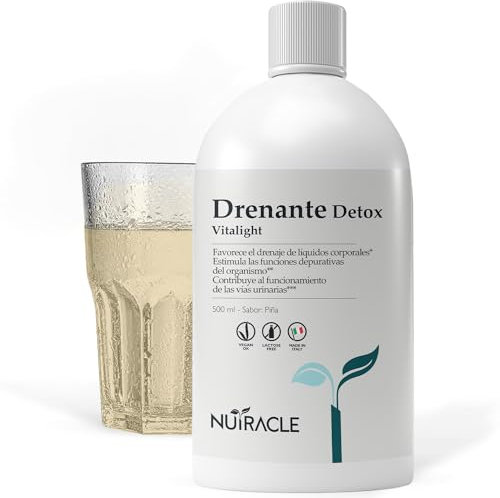 Nutracle Drenante Detox Depurativo Diuretico 200 ml da diluire (20 Giorni) - Anticellulite Forte Con Betulla, Te Verde, Angelica, Finocchio, Ribes Nero, Equiseto e Mirtillo