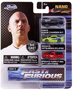 Jada 3 Kleine Autos Nano Cars Fast & Furious Fast and Furious - JAN31123