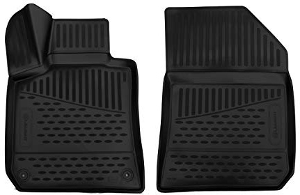 Element Passgenaue Fußmatten Gummimatten für Peugeot 308 2014-> Vorne mats 2 TLG