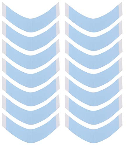 Luxshiny 36 Stück Lace Front Perücke Tape Doppelseitige Haarverlängerung Perücken Tape Friseursalon C Blaue Tape Streifen für Spitze Toupet 9X2cm
