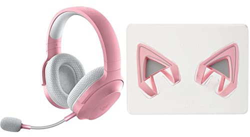 Razer Barracuda X - Kabelloses Multiplattform-Headset für Gaming und Mobile Geräte Quartz & Kitty Ears Katzenohren Kraken Gaming Headsets einzigartiger Look und Design Kraken Quartz