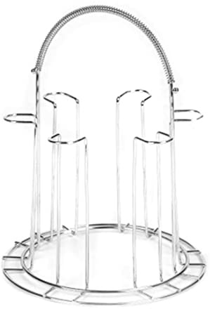 Glass Water Cup Rack Bracket, Cup Storage Rack, Stainless Steel Mug Draining Organizer, Drinking Glass Drainer Stand, Household Draining Cup Storage Holder for Party, Living Room, Office