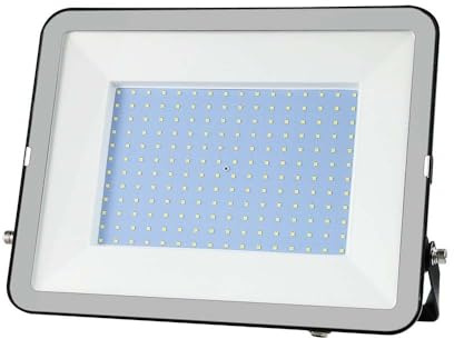 V-TAC PRO VT-44300 Faro LED 300W proiettore Chip Samsung corpo nero bordo bianco luce 6500K IP65-10032