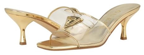 GUESS Femme Lusie Sandale à Talon, Gold 710, 41 EU