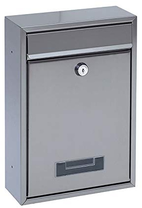 VXLTP Buzones de Pared con Cerradura para Exteriores, buzón Vertical de Hierro galvanizado a Prueba de óxido, Gran Capacidad para casa y Oficina