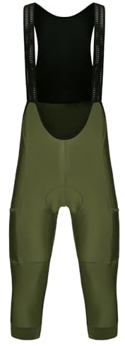LIFESTARTA Salopette Ciclismo Pantaloni con Bretelle da Ciclismo da Uomo 2 Tasche 3/4 Pantaloni da Bicicletta Estate Primavera Autunno Pantaloni da Abbigliamento da Bici
