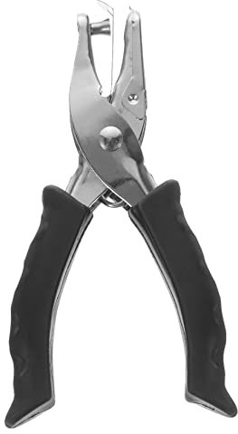 OHPHCALL Ergonomischer Hand-locher Mit Schlagfestem Material Kraftvoller Einlochstanzer Für Büro Schule Planer Und Partiellen Einsatz Handlich Und Langlebig in Schwarz