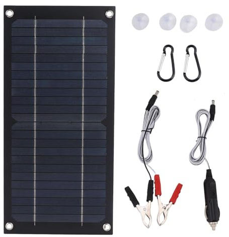 Chargeur Solaire De Voiture - Kit De Charge De Maintien De Panneau Solaire, Chargeur Solaire Pour Batterie De Voiture | Contrôleur De Batterie Solaire Étanche 12 V/24 V, Outil De