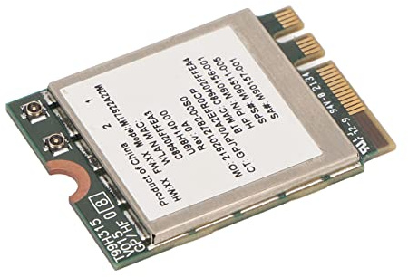 Tarjeta de Red para PC, Tarjeta Ethernet PCIE 2400Mbps Gigabit de Alta Velocidad 2.4G 5G 802.11AX M.2 NGFF BT 5.2 Adaptador Nic con Tornillo Tarjeta de Red Adaptador de Red PCIE