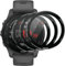 Knrlqim 3 Piezas Protector pantalla para Garmin Forerunner 255/255 Music 46mm,Dureza 9H HD Película Protector de Cristal Templado,Cubierta Reloj libre de burbujas Vidrio Templado Compatible