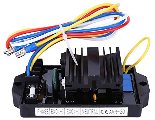 Regolatore di Tensione, AVR-20 0-20A Controller di Tensione 0-115 V Fili, Accessori del Generatore Inclusi, Applicabili per le Parti del Generatore Senza Spazzole