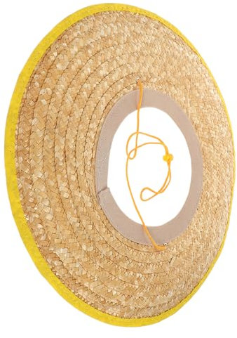 DIYEAH Pare-Soleil en Paille Légère pour Casque de Chantier Khaki, Facile à Installer, Protection Solaire pour Travailleurs Extérieurs et Agents de Nettoyage Couleur Aléatoire