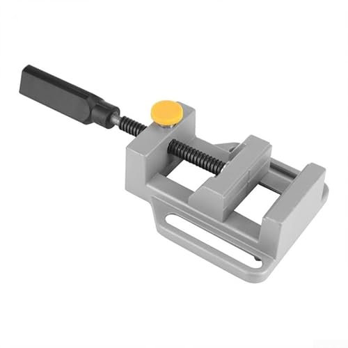 Zilimontt Morsa professionale per trapano da banco da banco da tavolo in lega di alluminio con intervallo di serraggio da 60 mm per riparazione di macchine EDM