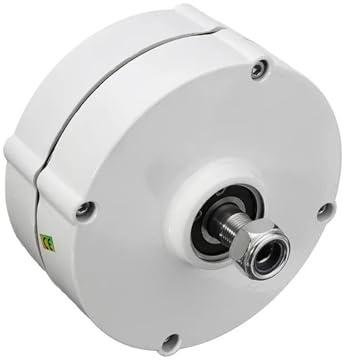 JCKJWL Motor de turbina aerogeneradora de 6000W, 12V, 24V, dor de CA de imán Permanente sin Engranajes trifásico for turbina eólica y Agua Generación de energía de Alta eficiencia y bajo RU(24V)