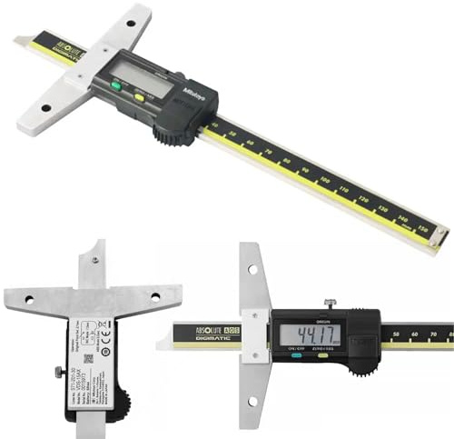 Digitaler Messschieber mit LCD-Bildschirm, IP67 wasserdicht, Edelstahl, elektronischer Tiefenmesser, 0,01 mm, hohe Präzision für Heimwerker, Industrie und 3D-Druck