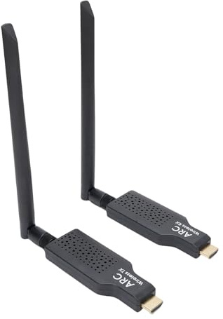 Annadue Trasmettitore e Ricevitore ARC HDMI Wireless 164ft/50m Kit di Estensione HDMI Wireless, Plug & Play 2.4g, per Video e Audio Ai Televisori di Soundbar Proiettore, Amplificatori