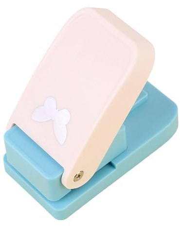 Harilla Creative Motivstanzer Papierstanzer, Kartenstanzer Motivlocher aus Metall und Plastik, Tab-Stanzer, Prägewerkzeug für Notizbücher, Scrapbooking, Fotos, DIY-Basteleien, Schmetterling