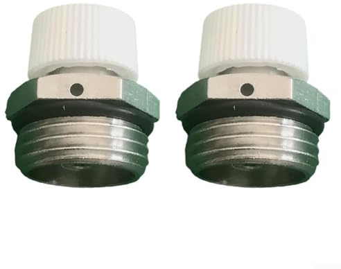 Niceminiwall Automatisches Heizkörper-Entlüftungs-Set für Heizungsanlagen, 2-teilig, selbstentlüftend, Heizungs-Luftfreigabe (Kupfer 3/8)