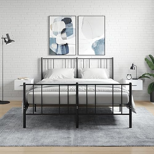Armoire de bureau, armoires de classement, tables de chevet murales, 2 pièces, blanc, 35 x 35 x 20 cm, pour bureau, salon, chambre à coucher, montage facile