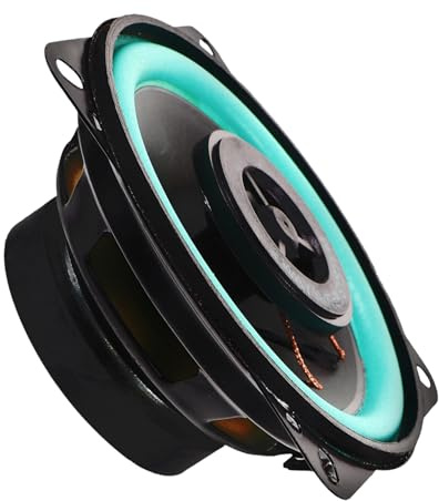 POPETPOP Altoparlanti Audio per Auto 4 Ohm Full Range da Porta Anteriore 100 W Resistenti all'Umidità per Impianto Stereo Auto Design Compatto