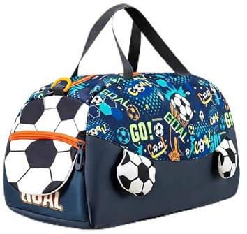Borsa sportiva per bambini, impermeabile, borsa da nuoto per ragazzi e ragazze, 45 l, leggera, 330 g, con tracolla, borsa da viaggio per scuola, sport, nuoto, calcio