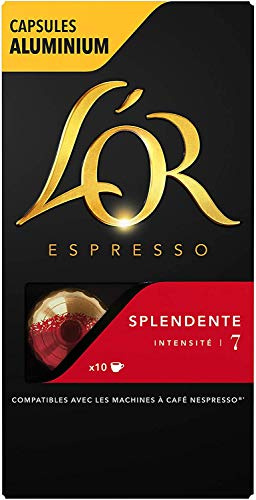 L'Or Espresso Café - 200 Capsules Splendente Intensité 7 - compatibles Nespresso®* (lot de 20 x 10)