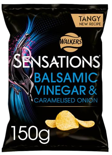 Walkers Sensations Balsamic Vinegar & Caramelised Onion Sharing Crisps 150g