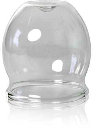 Lauschaer Glas medizinisches Feuer-Schröpfglas 55mm Schröpfkopf, Saugglas, Saugglocke, Schröpfglas, Schröpfgläser, Lauschaer Glas