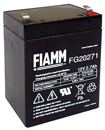 Fiamm FG20271 Batteria ermetica al piombo 12V 2,7Ah
