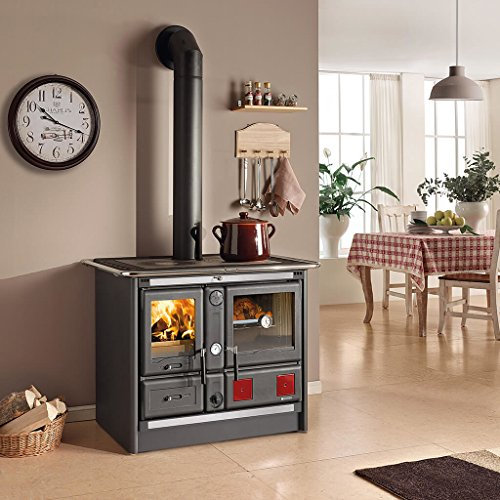 La Nordica L7017570 Termorosa XXL Schwarz DSA wasserführender Küchenofen/A+