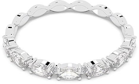 Swarovski Matrix Vittore Marquise Ring, Weiss, Rhodiniert