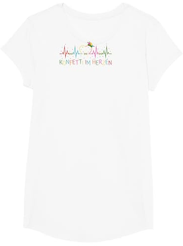 Konfetti Fasching Karneval Narrenkappe Konfetti im Herzen T-Shirt
