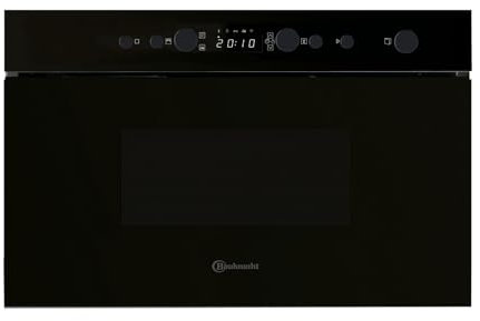 Bauknecht EMNK5 2238 ES Einbau-Mikrowellengerät/Dampfgarfunktion/ 4 Leistungsstufen/Rapid-Defrost Auftaufunktion/ 3D-System/Schnellstart-Funktion (Rapid-Start), Schwarz