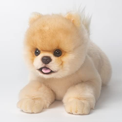 CU-MATE 16'' Pomeranian Plush Stuffed Animal Dog,Cute Soft Plush Toys Dog Puppy Gift for Girls Boys, XL