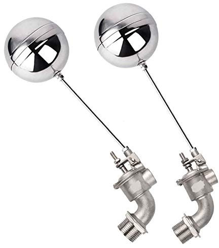 DOLUNTO 1PC 90 Grad Schwimmerventil Kugelhahn Wasserturm Wassertank Schwimmerschalter Ventil (Specification : DN25)