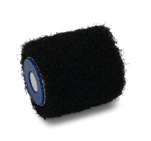 DEWEPRO® Rouleau d'enduit de remplacement pour mastic - Outil d'étalement de haute qualité pour une application uniforme - Spatule pour rouleau de 80 mm de large