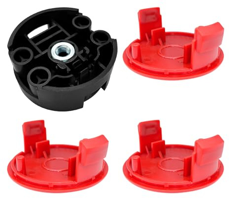 F016800431 Alambre recortador de repuesto para desbrozadora Bosch AFS 23 a 37, con tapa de bobina F016F04841 y cabezal de corte F016F04839, 37 cm × 3,5 mm (3 cubiertas + 1 taza)