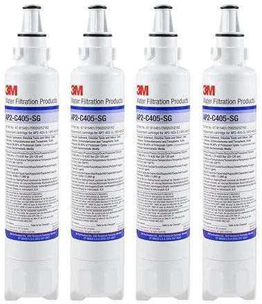 4 x 3M AP2-C405-SG Replacement Water Filter Cartridges - Enhanced Water Quality for Water boilers, Water Coolers, Under Sink, Coffee Machines (Cool Products Branded)