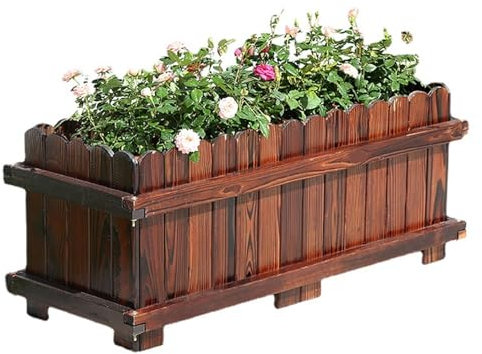 Gemüsebeet, Pflanzbeete aus Kiefernholz, Kräutergarten Balkon, Kräftiger und Verdickter Pflanzregal, Geeignet for Heimdekoration, Büro und Außenbereich