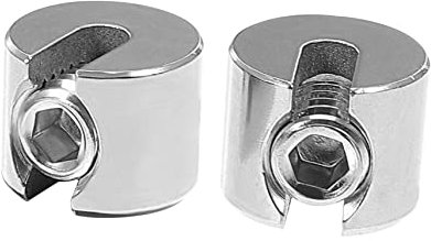 CIYODO Drahtseilklemme Für Zaun M8x4 Edelstahl Kabelklemme Seilklemmen Satz Drahtclip Seilbefestigung Robust Und Langlebig