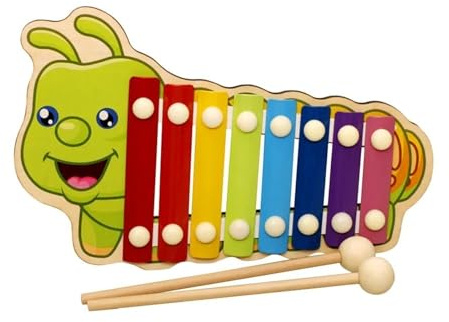 Xylophon Anfänger 8 Noten Musikinstrument Musical Holz Hand Knock Xylophon(B)