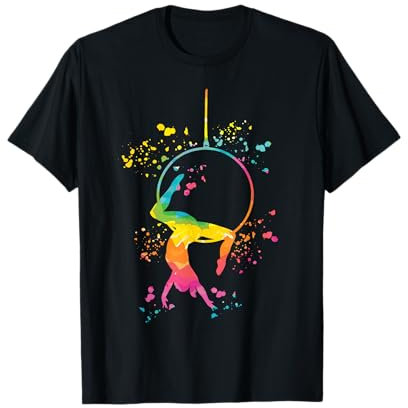 Aerialist Colorsplash Aerial Ring Kinder Lyra Aerial Hoop T-Shirt