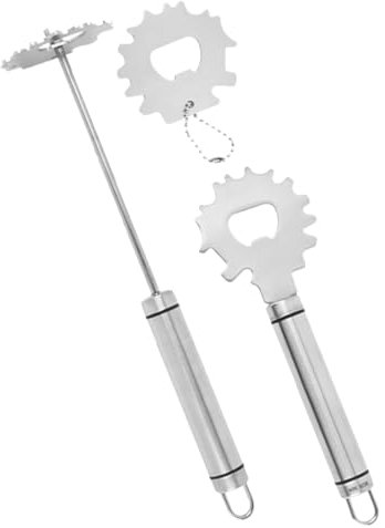 Happyyami 3 Stück Grillreiniger Edelstahl Schaber Für Grillrost Reinigung Vielseitiges BBQ Tool Mit Flaschenöffner Für Gasgrill Und Holzkohlegrill