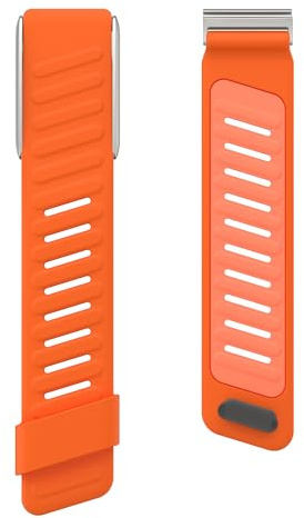 Fitcent Bracelet de rechange SportFlex en silicone super doux compatible avec traqueur d'activité WHOOP 5.0 (Orange)