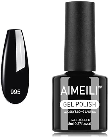 AIMEILI Smalto Semipermanente Colori 8ml Color Gel Soak Off UV&LED Gel Unghie Colorati Smalti Semipermanenti per Unghie Nail Art - 995